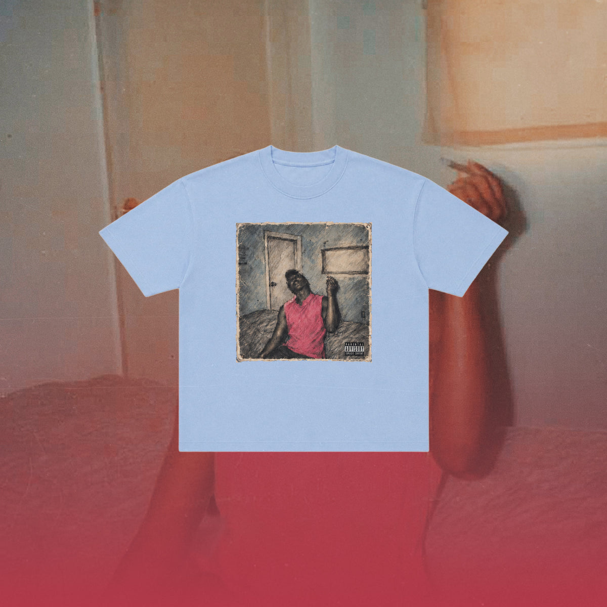 NRFTW Album Art Tee (Baby Blue)